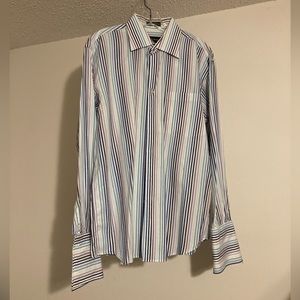 Michael Brandon Chemise Button Down Long Cufflink Sleeve Shirt 15.5 - 16 neck